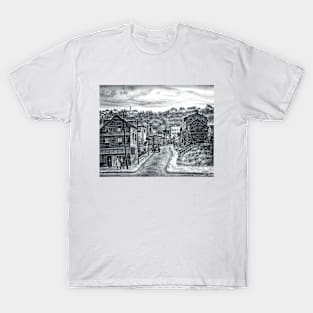 Small Town Harlem 1945, New York City, Saul Kovner T-Shirt